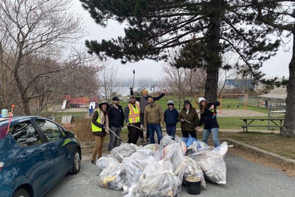 Cleanup hauls 40 bags of trash, other debris from public spaces