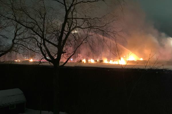 Police investigate possible arson in Pleasant Street fire
