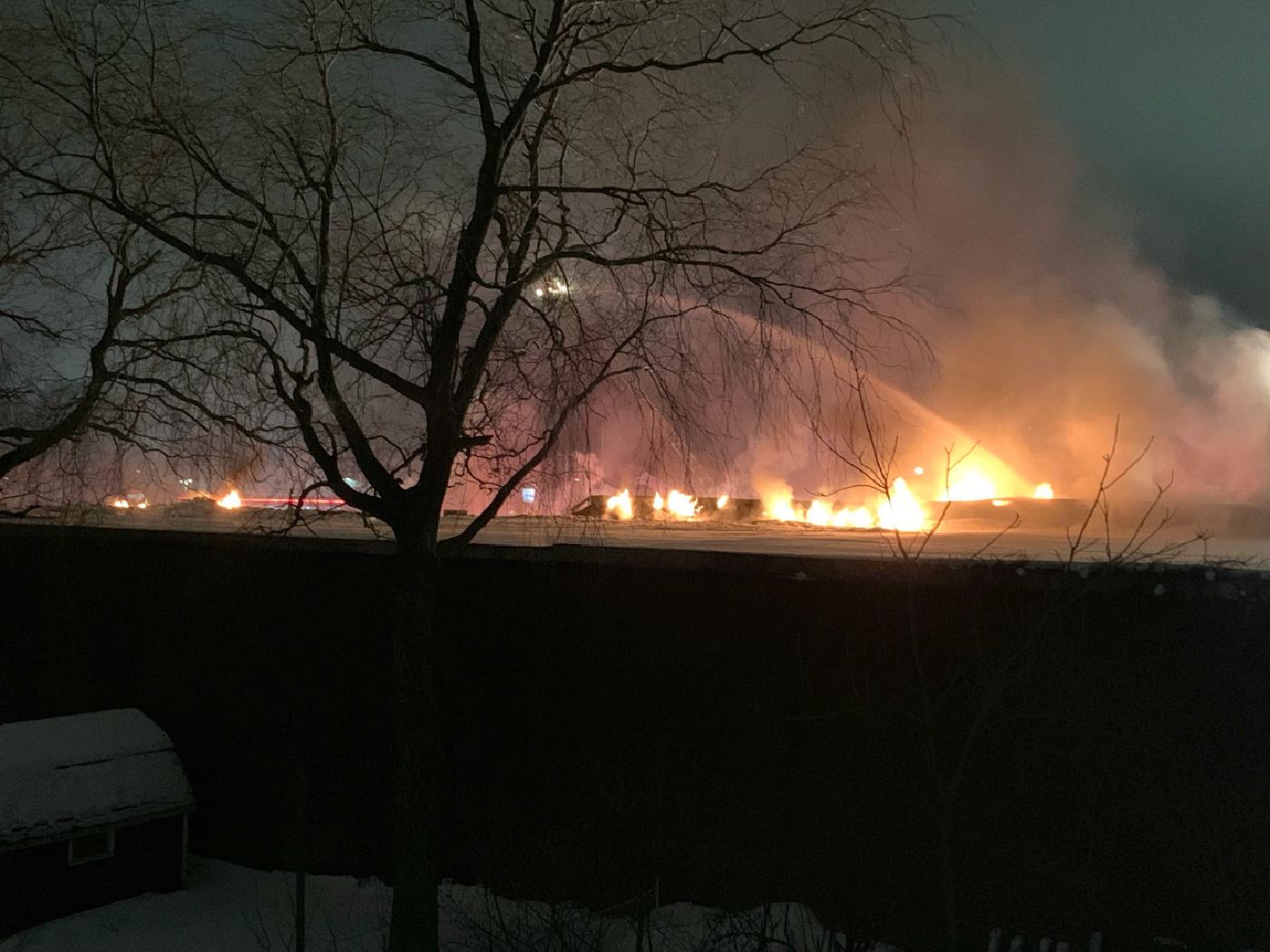 Police investigate possible arson in Pleasant Street fire