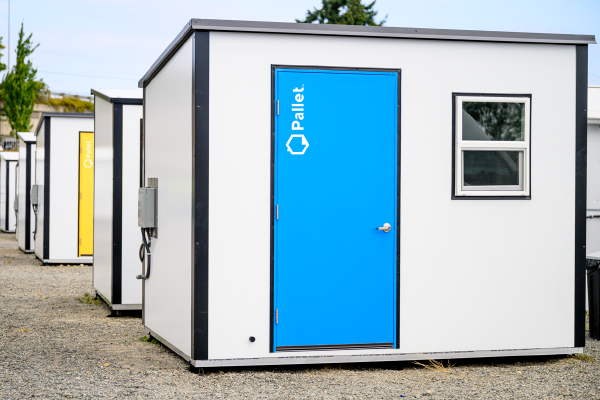 Homeless seniors find privacy, community at Dartmouth pallet shelter village